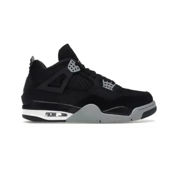 Air Jordan 4 Retro Black Cement Grey Sneakers - 1