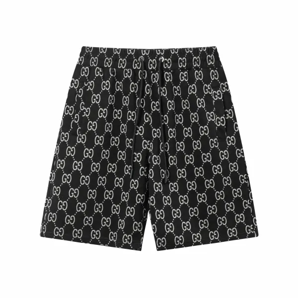 Gucci GG Monogram Patch Shorts Black - 6