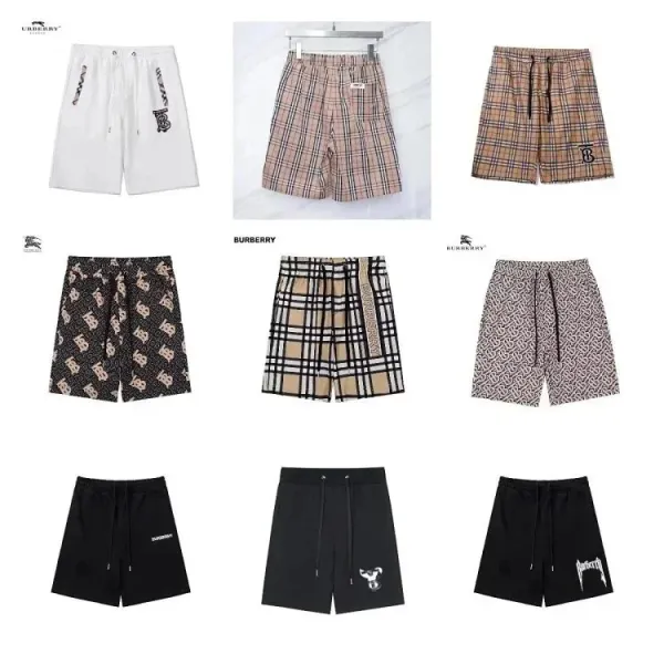Burberry Ghost-Embroidered White Sweat Shorts - 6