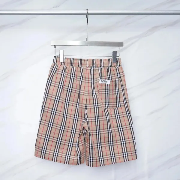 Burberry Classic Check Cotton Shorts Beige - 1
