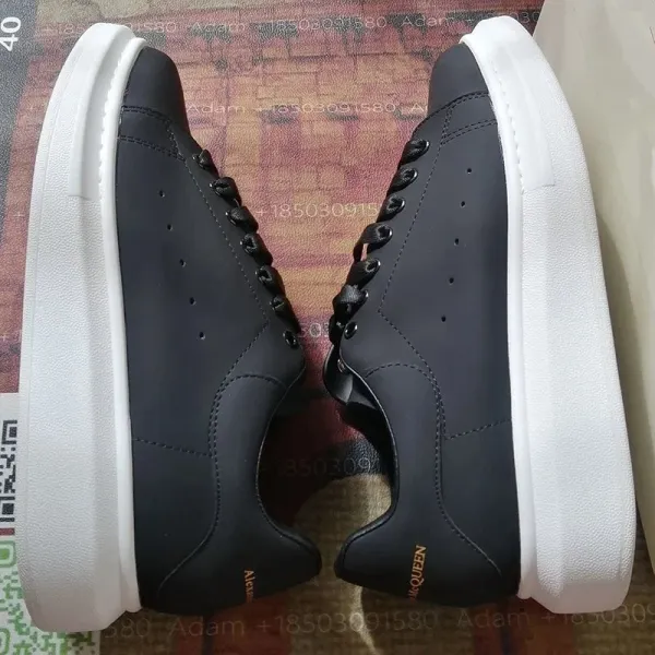 Alexander McQueen Oversized Sole Sneakers Black/White - 1
