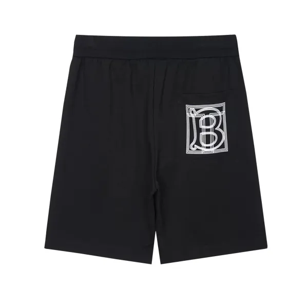 Balenciaga Monogram Pocket Shorts Black - 1