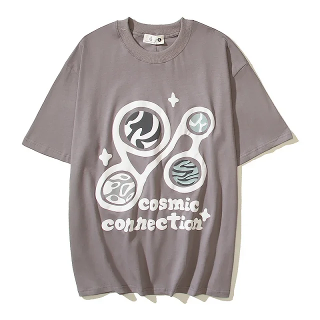 Four Cactus T-Shirts Oversized graphic short-sleeve T-shirt product detail image 26