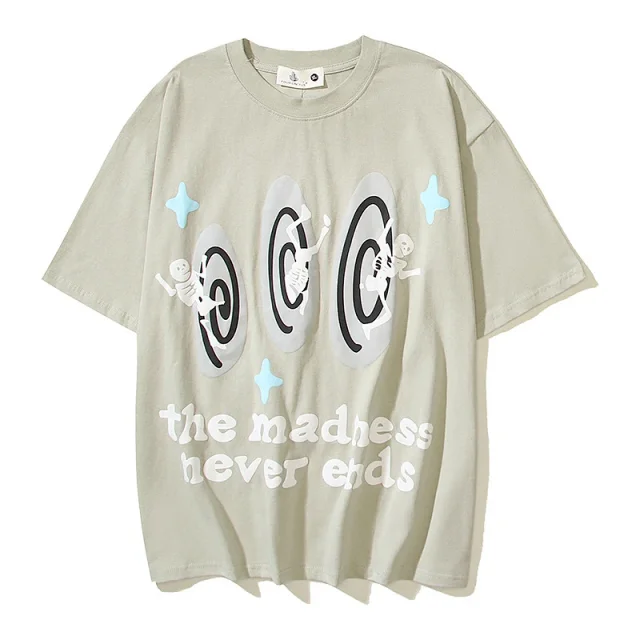 Four Cactus T-Shirts Oversized graphic short-sleeve T-shirt product detail image 34
