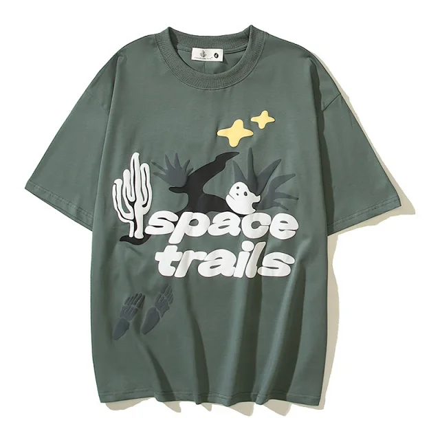 Four Cactus T-Shirts Oversized graphic short-sleeve T-shirt product detail image 16