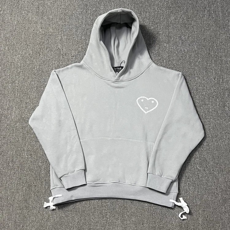 DX13] Carsicko love sports suit plus velvet fabric sweater sports pants winter European and American hip hop fashion-SR foto 5