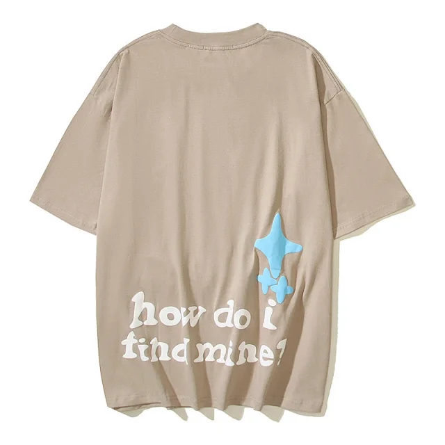 Four Cactus T-Shirts Oversized graphic short-sleeve T-shirt product detail image 37