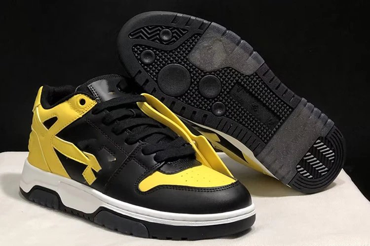 Off-White Out Of Office Sneaker Black Yellow