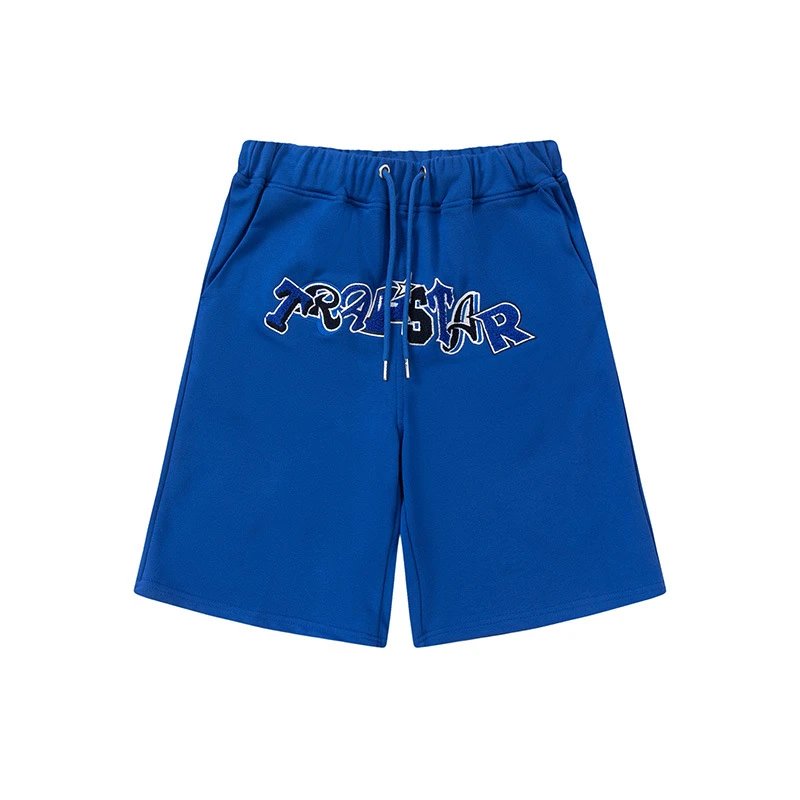 Trapstar Graffiti Logo Shorts Blue