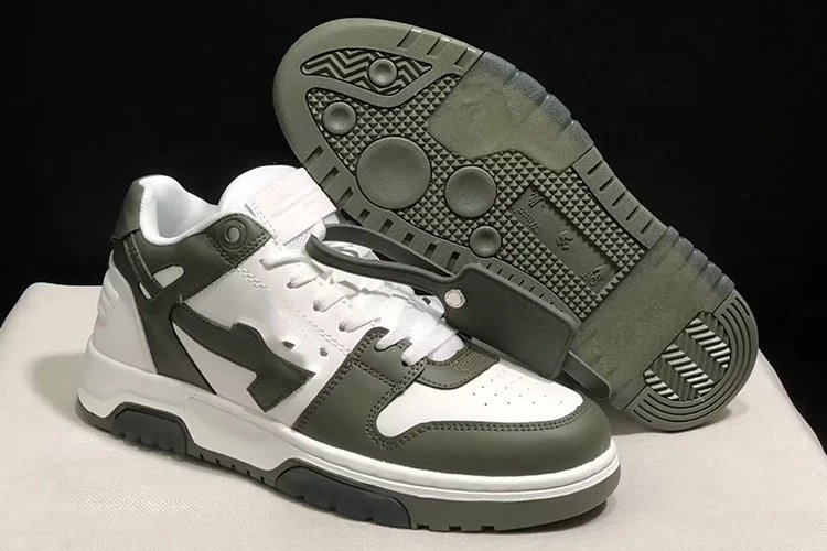 Off-White Out Of Office Sneaker White Olive