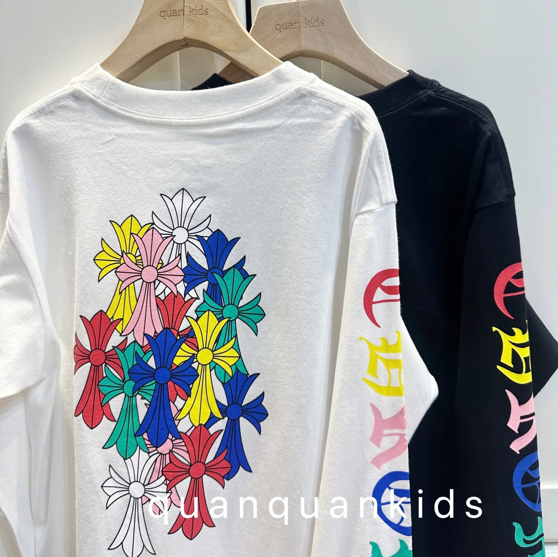 [DX29] Boys' Baby Boys' Cool Black and White Colorful Printed