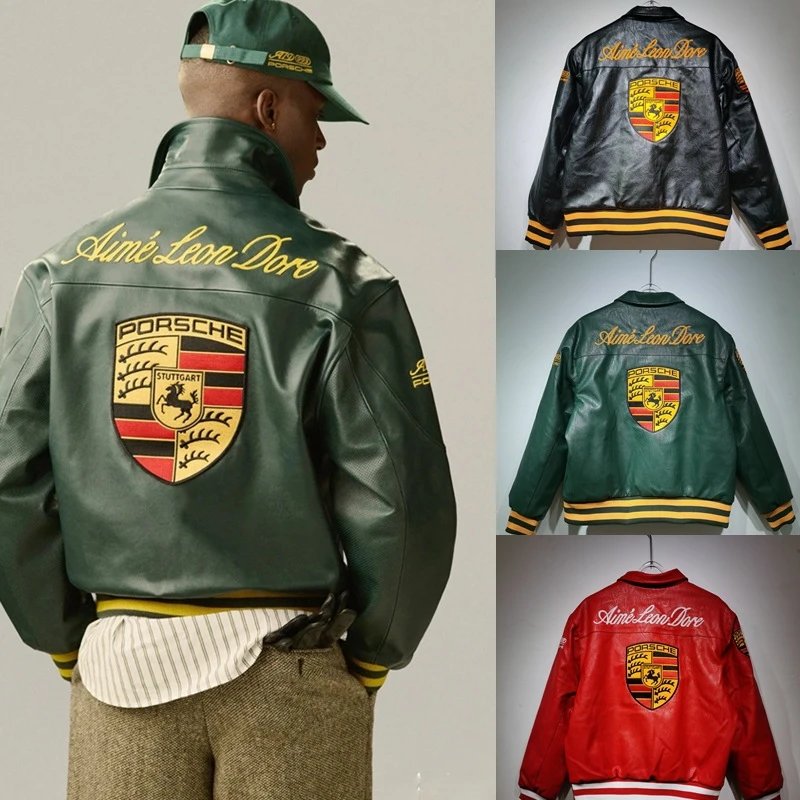 JACKET LEATHER PORSCHE