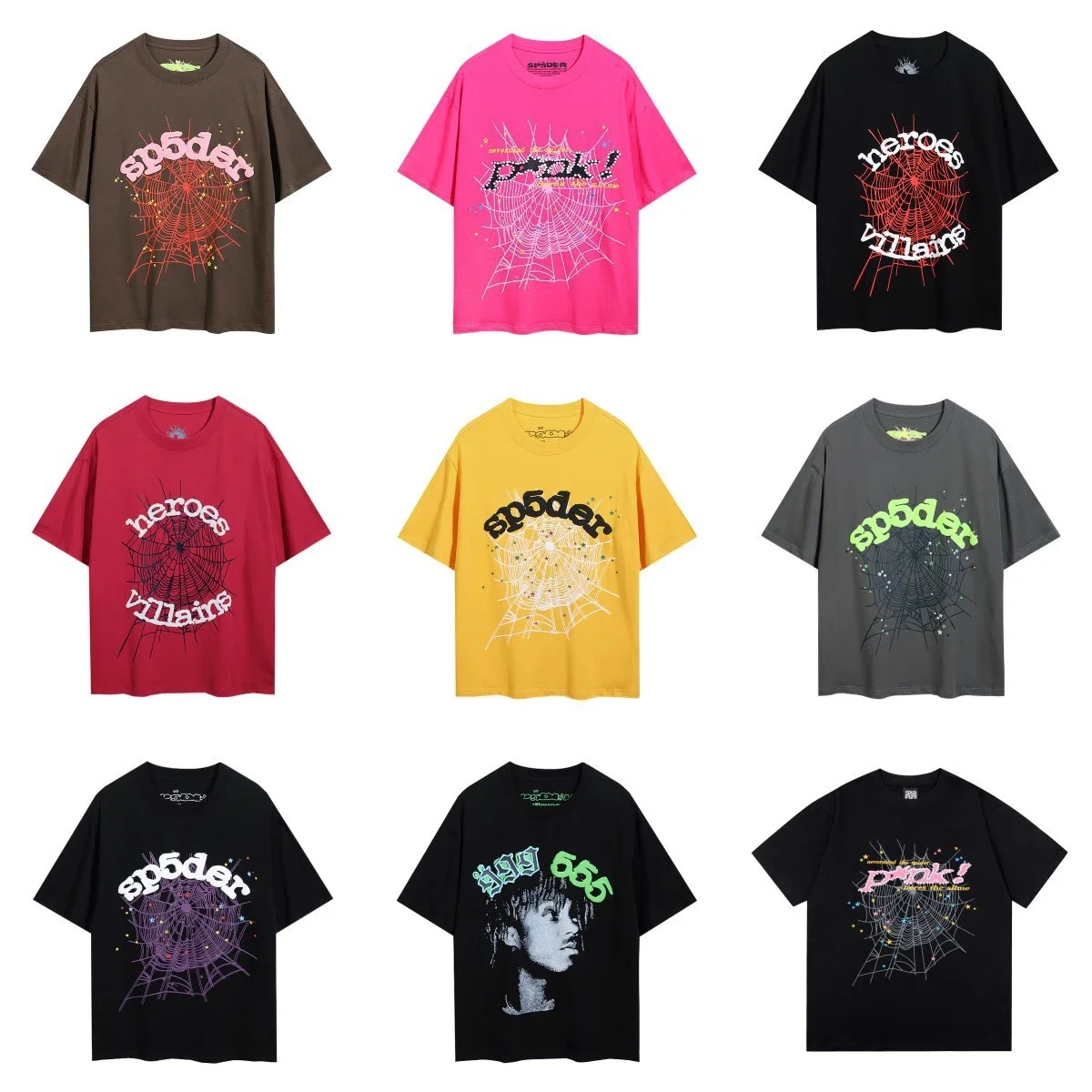 Short-sleeve T-shirt from the Sp5der brand (curated by Young Thug)