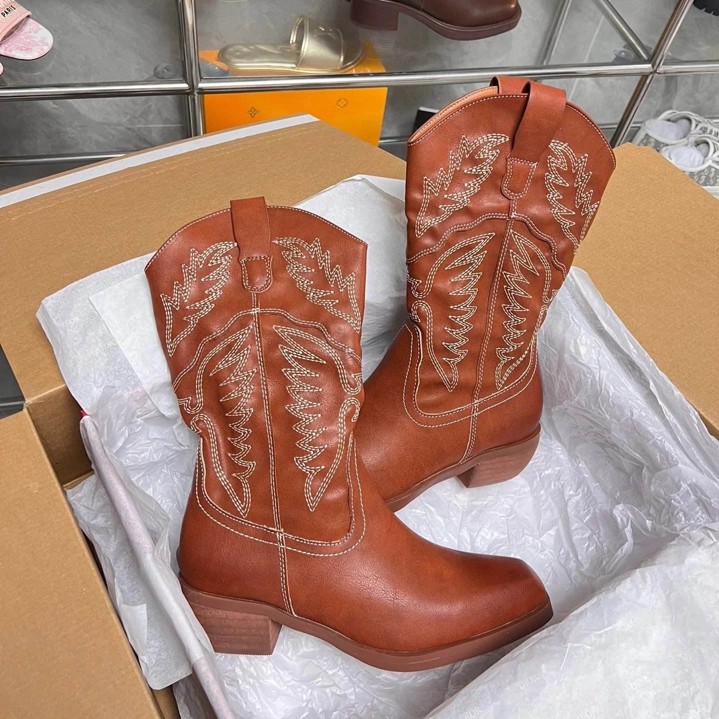 Ganni Cowboy Boots · 4