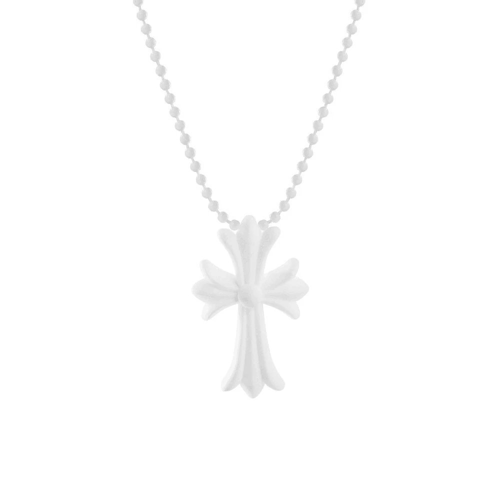 Colorful cross versatile women's necklace