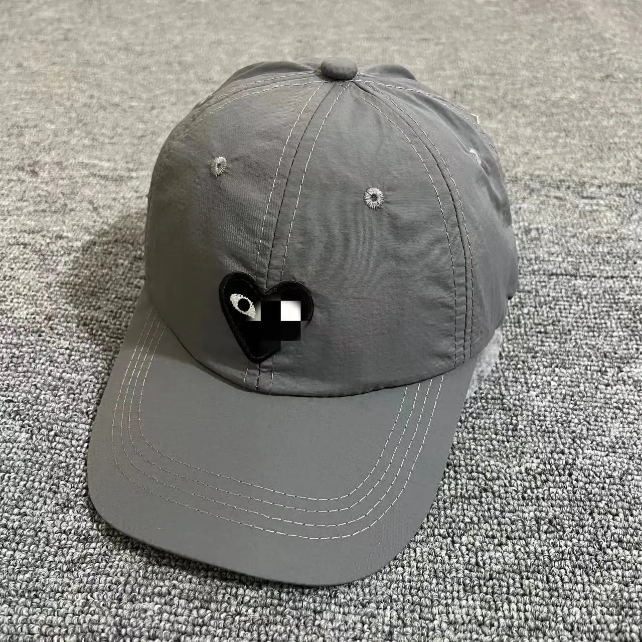 Summer New Heart-shaped Quick-drying Cap Couple Fashion Tide Baseball Cap Waterproof Curved Eave Cap Outdoor Sunshade-MLMLSPTS0606