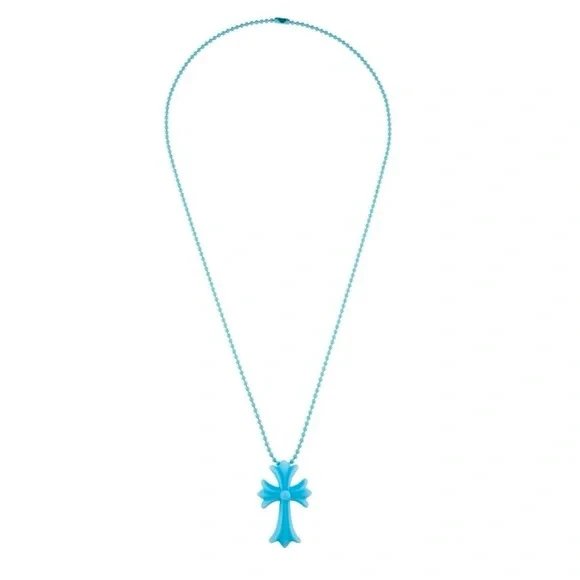 Colorful cross versatile women's necklace