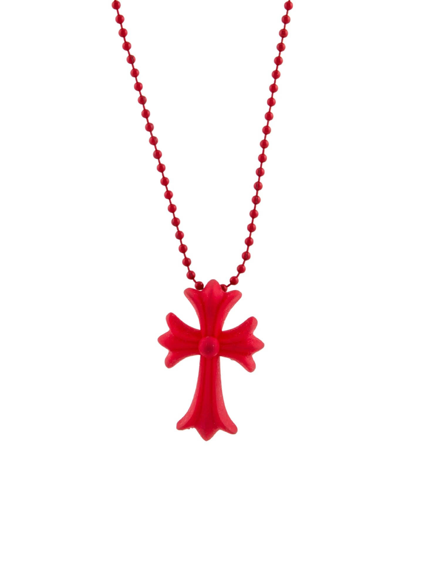 Colorful cross versatile women's necklace