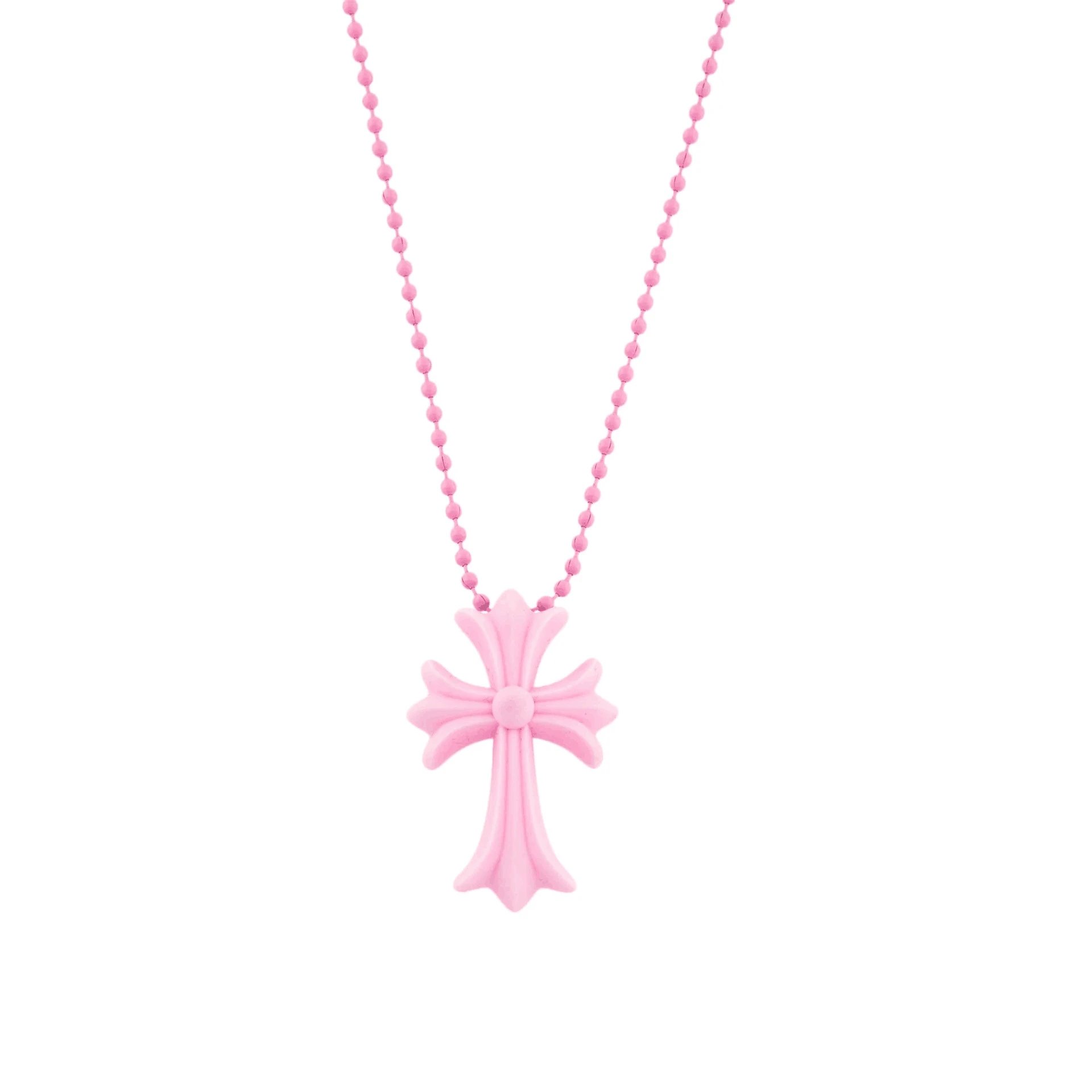 Colorful cross versatile women's necklace