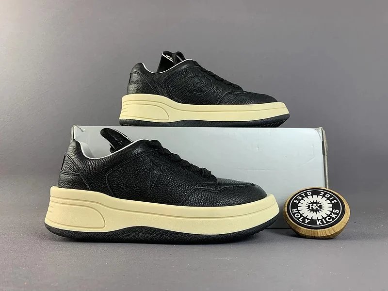 Converse x Comme des Garçons PLAY Chuck Taylor All Star High Top Off-White Canvas Sneakers - 10