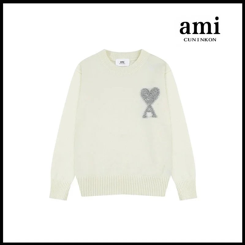 Mibai [A8146 Silver Love Round Neck]