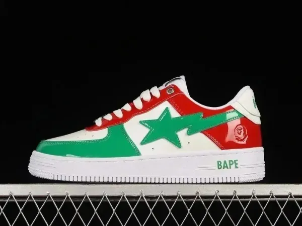 BAPE x Marvel Iron Man STA Low Yellow Red Sneakers - 10