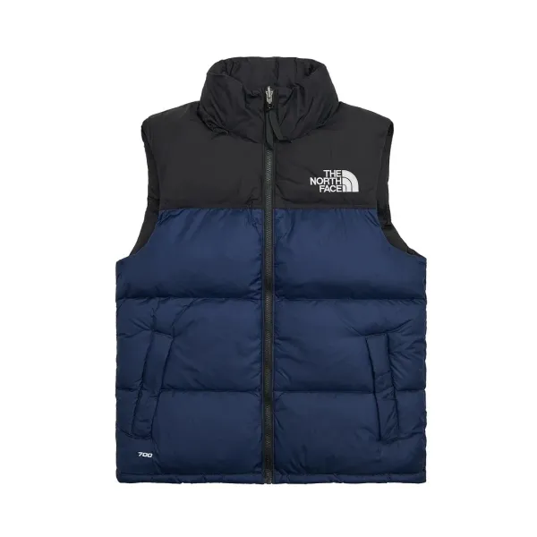 The North Face Nuptse Vest Beige Two-Tone Down Vest - 11
