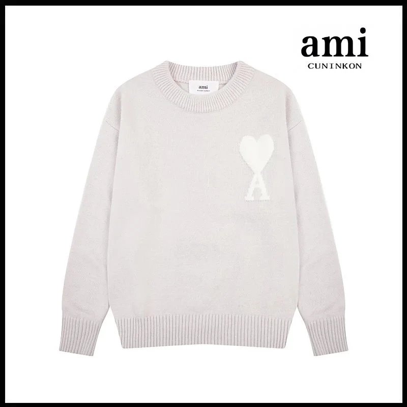 Purple gray [A8143 round neck jacquard style]