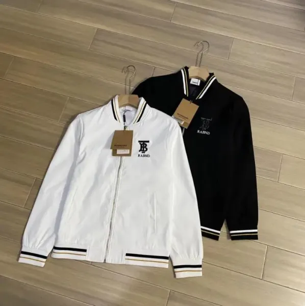 Burberry R.B. Logo Bomber Jacket Black - 8