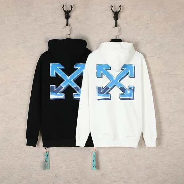 Off-White™ Paint Drip Arrow Hoodie White - 8