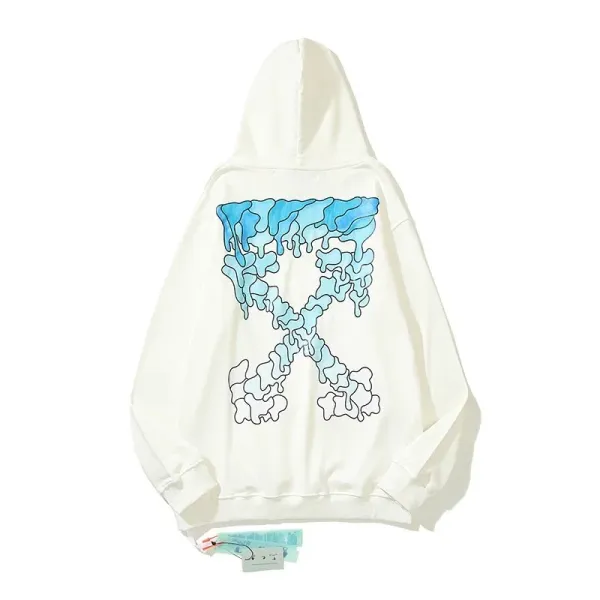 Off-White Melted Arrow Hoodie White - 1