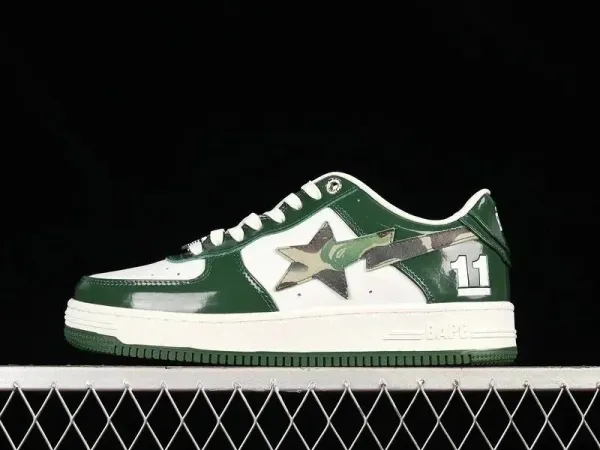 BAPE x Marvel Iron Man STA Low Yellow Red Sneakers - 9