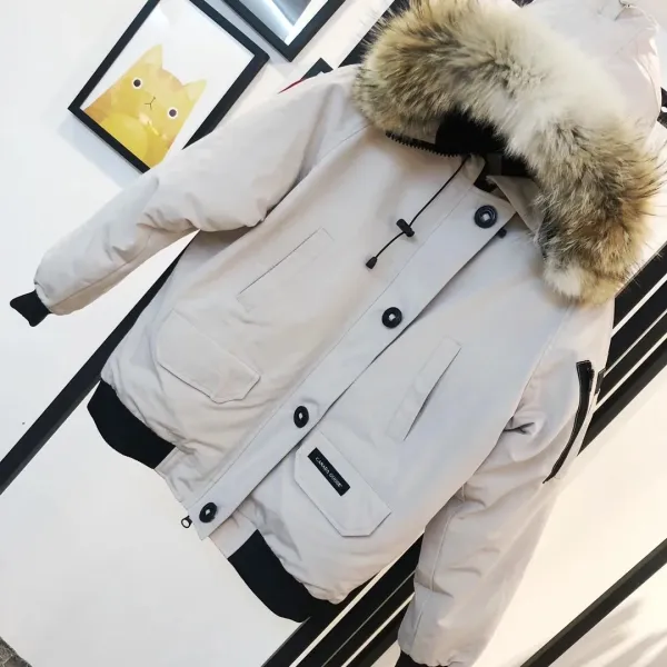 Canada Goose Expedition Parka Beige Down Jacket - 1