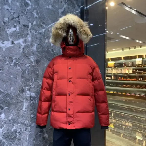 Canada Goose Expedition Parka Red Down Jacket - 1