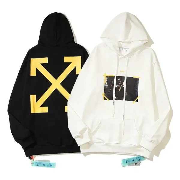 Off-White™ Paint Drip Arrow Hoodie White - 5
