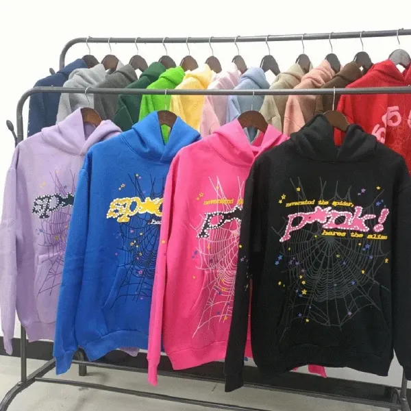Purple Spiderweb Graphic Hoodie and Sweatpants Set - 6