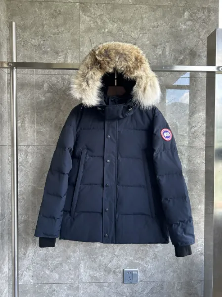 Canada Goose Expedition Parka Navy Blue Down Jacket - 1