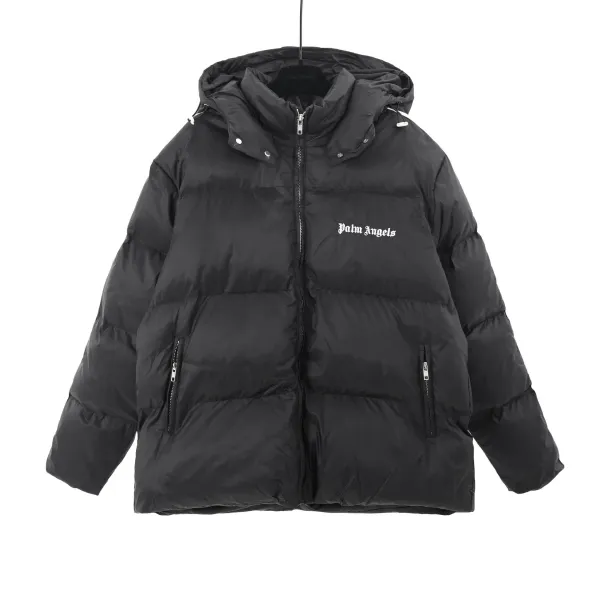 Palm Angels Puffer Jacket Black Down-Jacket - 1