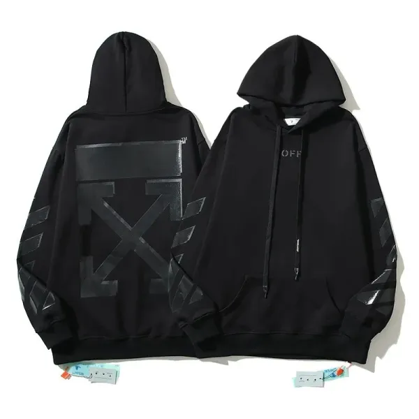 Off-White Diag Arrow Hoodie Black Hoodie - 1