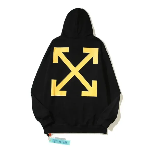 Off-White Diag Arrow Hoodie Black - 1