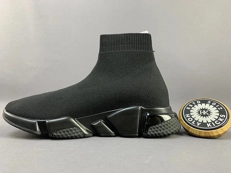 Balenciaga Speed Trainer Black and White Sneakers - 6