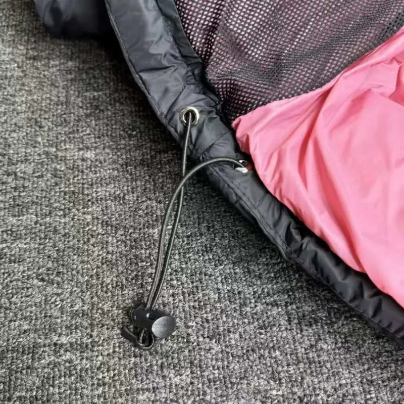 Stüssy Down Jacket Black with White Logo - 10