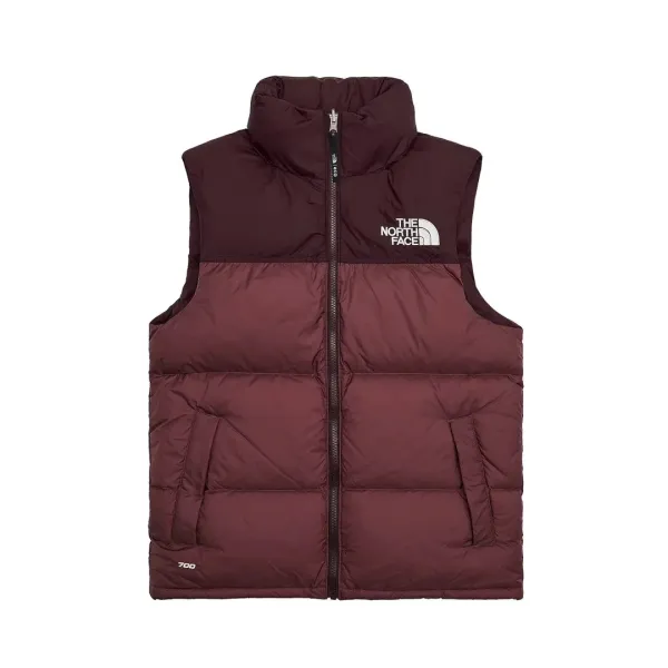 The North Face Nuptse Vest Beige Two-Tone Down Vest - 7