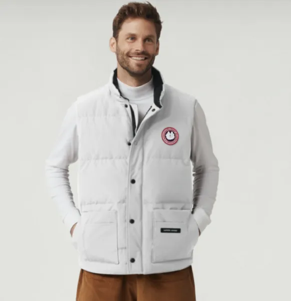 Canada Goose Freestyle Vest Light Gray Outerwear - 1