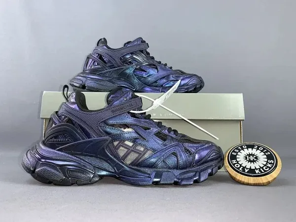 Asics x Kiko Kostadinov Gel-Burz 2 Iridescent Purple Chunky Sneakers - 1