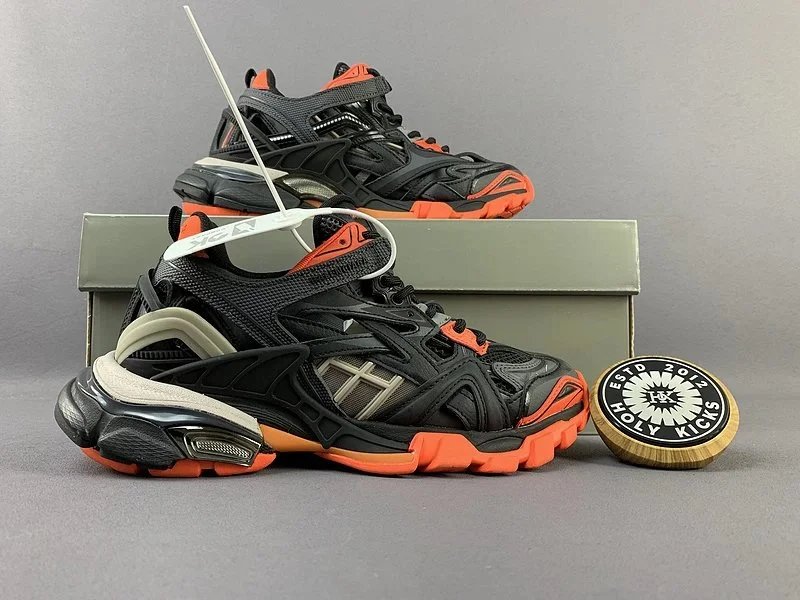 Asics x Holy Kicks Gel-Bnd Black Orange Chunky Sneakers - 1