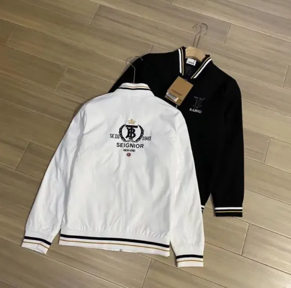 Burberry R.B. Logo Bomber Jacket Black - 9