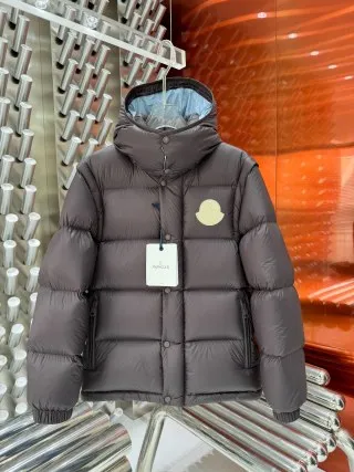 Moncler Classic Down Jacket Black - 5