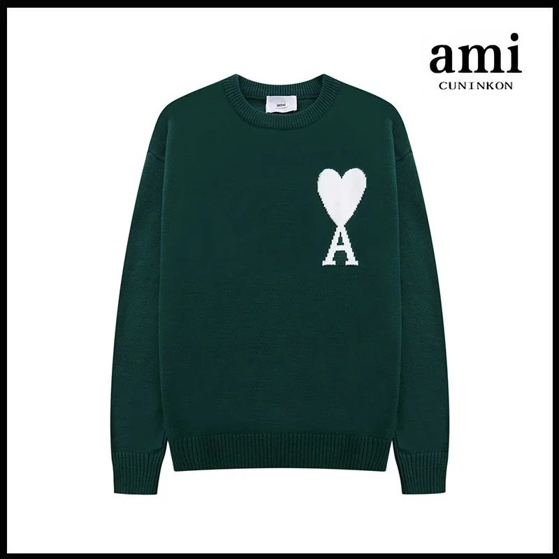 Dark green [A8 round neck jacquard style]