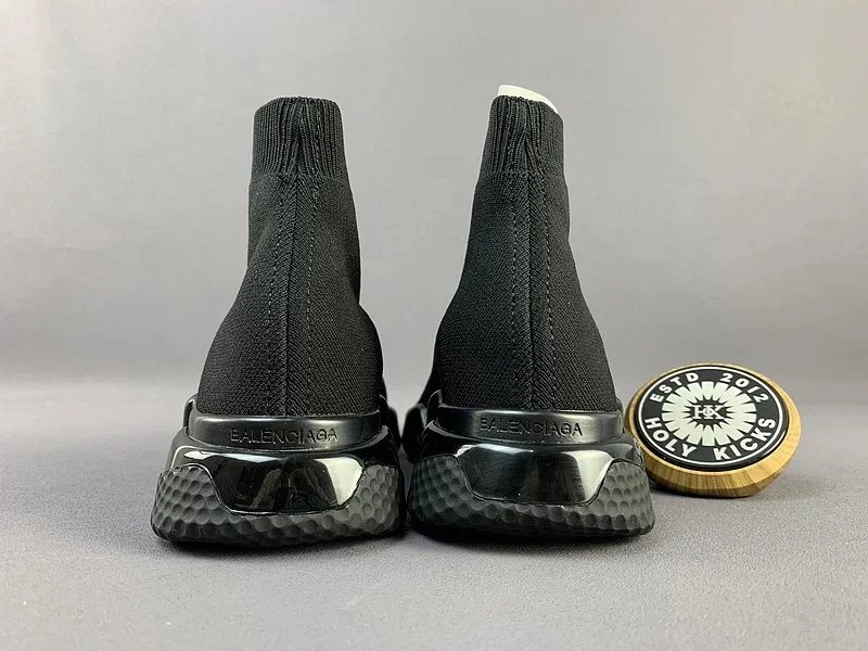 Balenciaga Speed Trainer Black and White Sneakers - 7